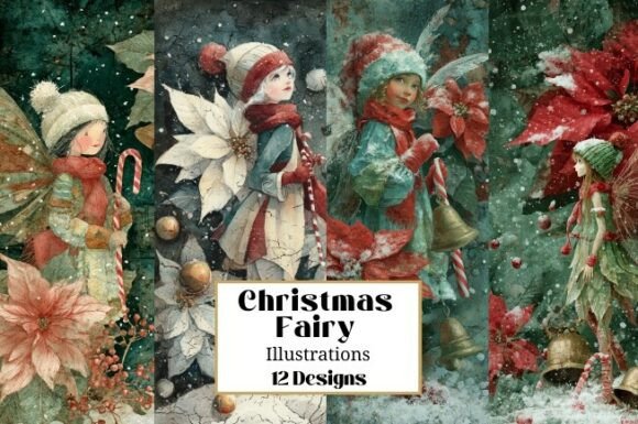 12 Christmas Fairy Illustrations: A Publisher’s Review