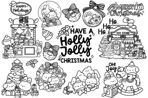 Animals Character Christmas Coloring Review
