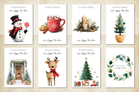 Christmas Card, Festive Greeting Cards: A Designer’s Review of Seasonal Illustrations