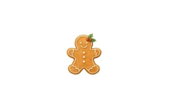 Christmas Gingerbread Cookie PNG File