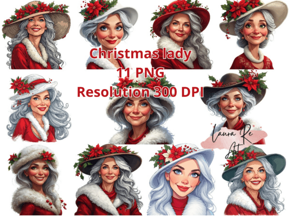 Christmas Lady: A Designer’s Review for Festive Branding and Illustrations