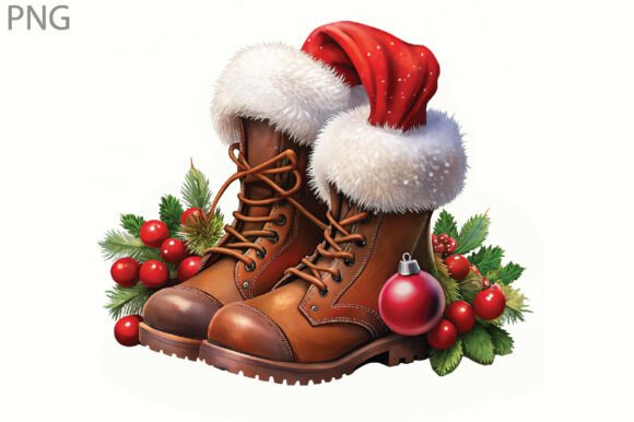 Christmas Military Boots Sublimation PNG: A Practical Review for Illustrations and Digital Sellers