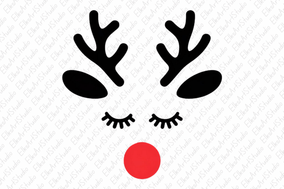 Christmas Reindeer Faces Sublimation Png Review