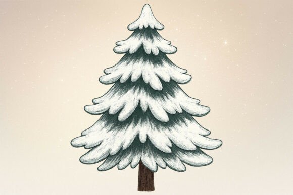Christmas Vintage Tree PNG: A Designer’s Review for Illustrations