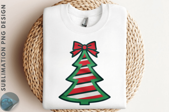 Girly Preppy Christmas Tree Sublimation Illustrations Review