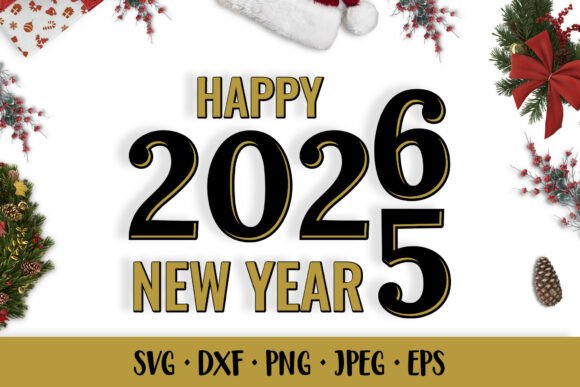 Happy New Year 2026 SVG. Christmas Shirt