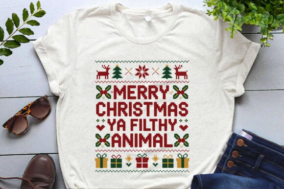 Merry Christmas Filthy Animal Png Illustrations