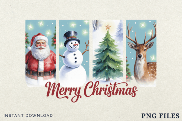 Merry Christmas Png, Retro Christmas PNG: A Publisher’s Take on Seasonal Illustrations
