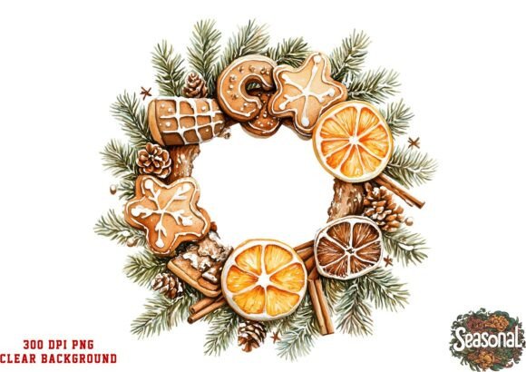 Orange Slice Christmas Wreath PNG: A Crafter’s Review of This Festive Illustrations Asset