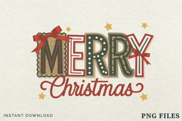 Preppy Merry Christmas Png, Coquette PNG: A Designer’s Review for Small Business Branding