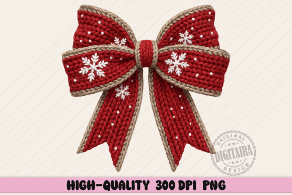 Red Yarn Christmas Bow Png Review