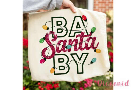 Santa Baby Christmas Lights PNG: A Designer’s Review for Illustrations and Branding