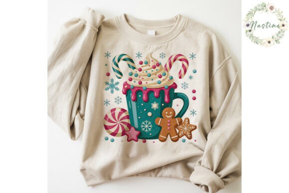 Sweet Christmas Hot Cocoa PNG Clipart in Illustrations
