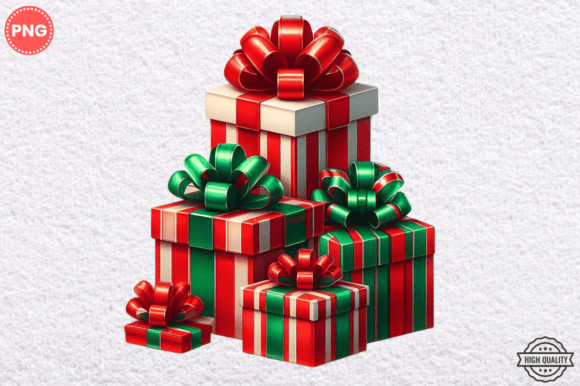 Watercolor Christmas Gift Box Clipart PN: A Designer’s Review